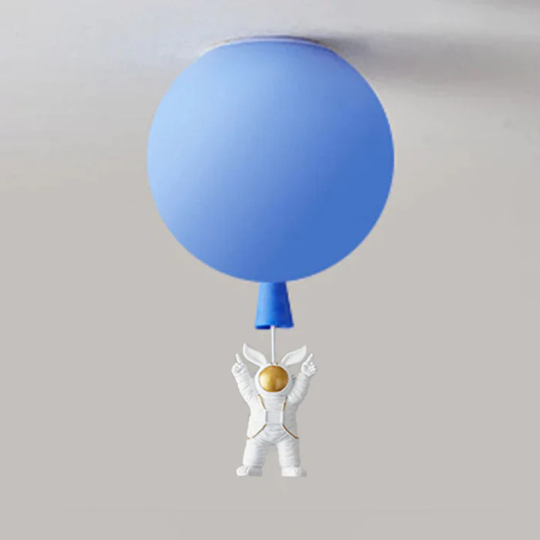 Lustre LED Tendance Lune/Astronaute pour chambre d'enfant - CosmoGlow