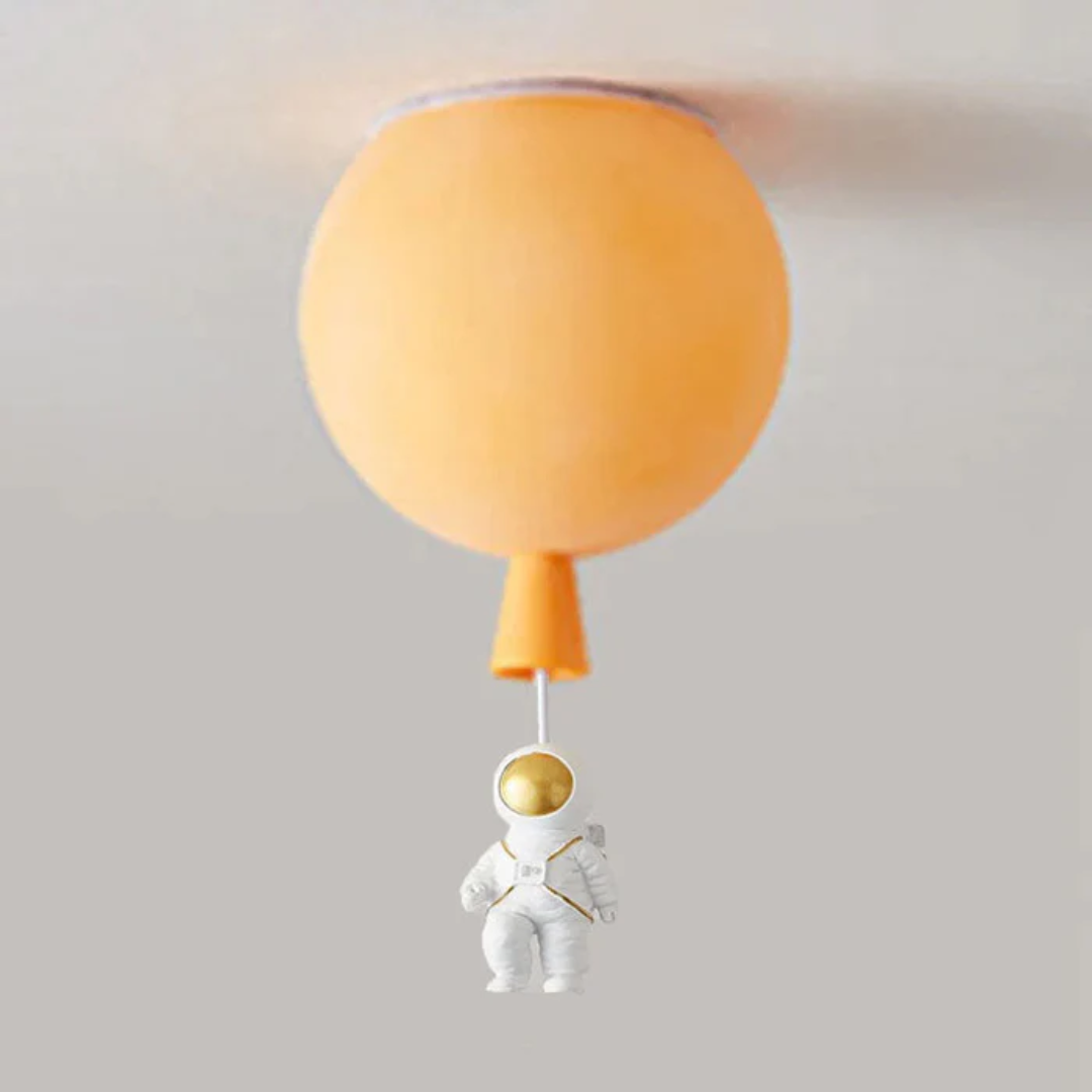 Lustre LED Tendance Lune/Astronaute pour chambre d'enfant - CosmoGlow