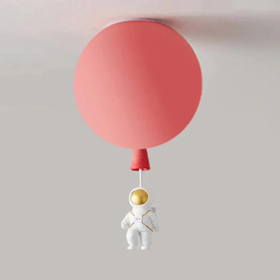 Lustre LED Tendance Lune/Astronaute pour chambre d'enfant - CosmoGlow