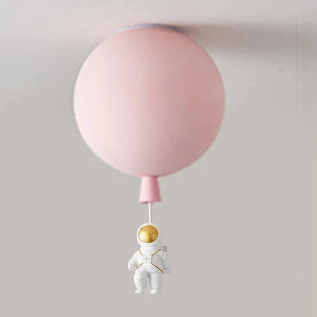 Lustre LED Tendance Lune/Astronaute pour chambre d'enfant - CosmoGlow