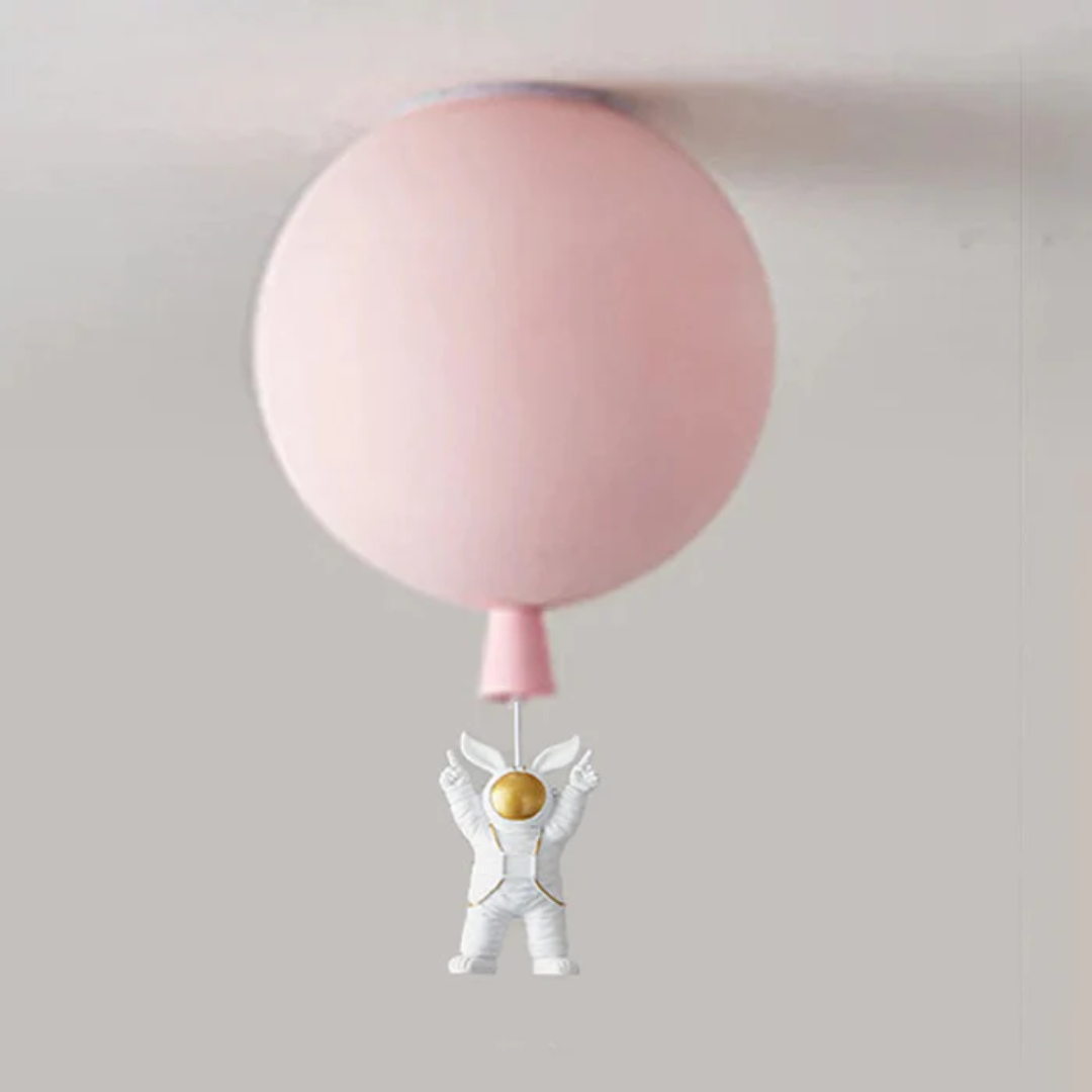 Lustre LED Tendance Lune/Astronaute pour chambre d'enfant - CosmoGlow