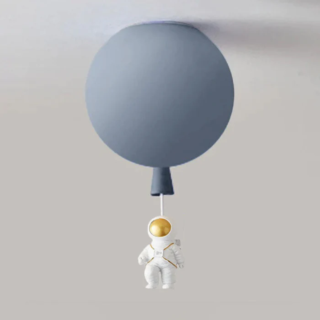 Lustre LED Tendance Lune/Astronaute pour chambre d'enfant - CosmoGlow