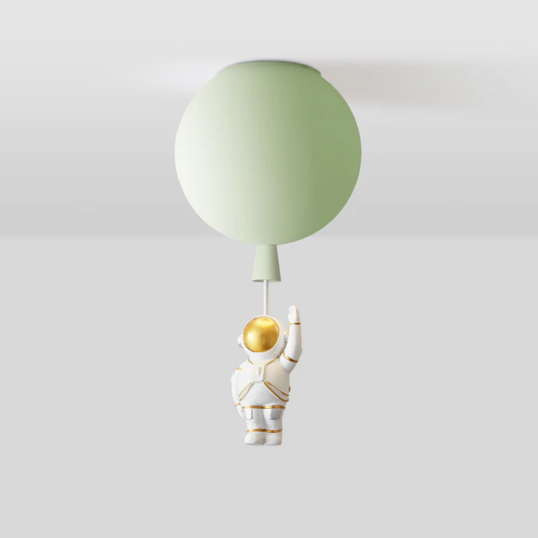 Lustre LED Tendance Lune/Astronaute pour chambre d'enfant - CosmoGlow