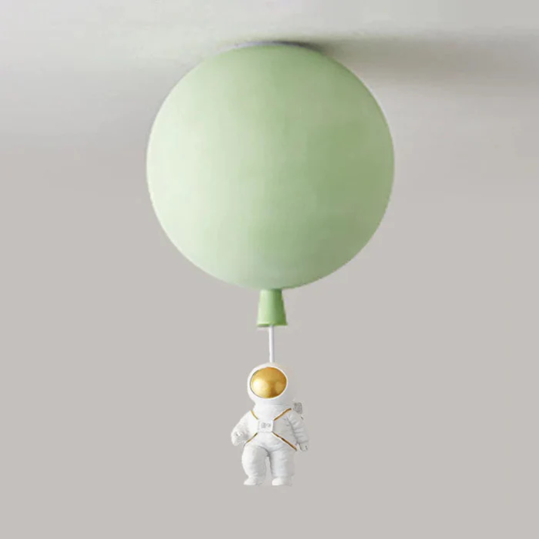 Lustre LED Tendance Lune/Astronaute pour chambre d'enfant - CosmoGlow