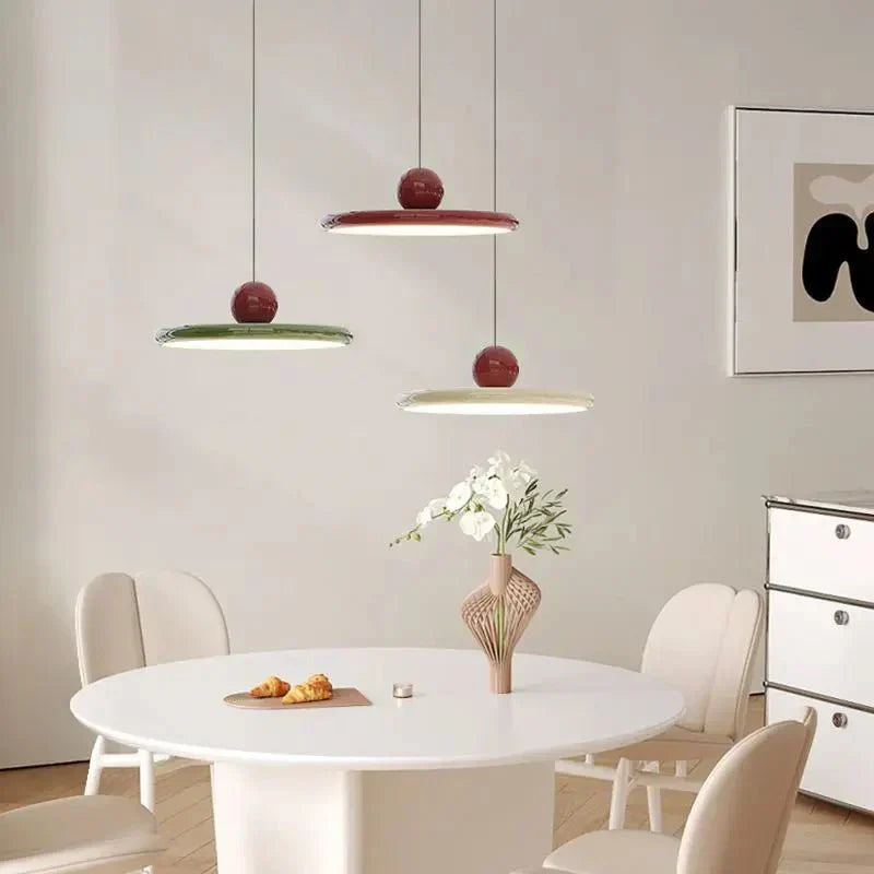 Suspension en verre Bauhaus tendance - LunaBau