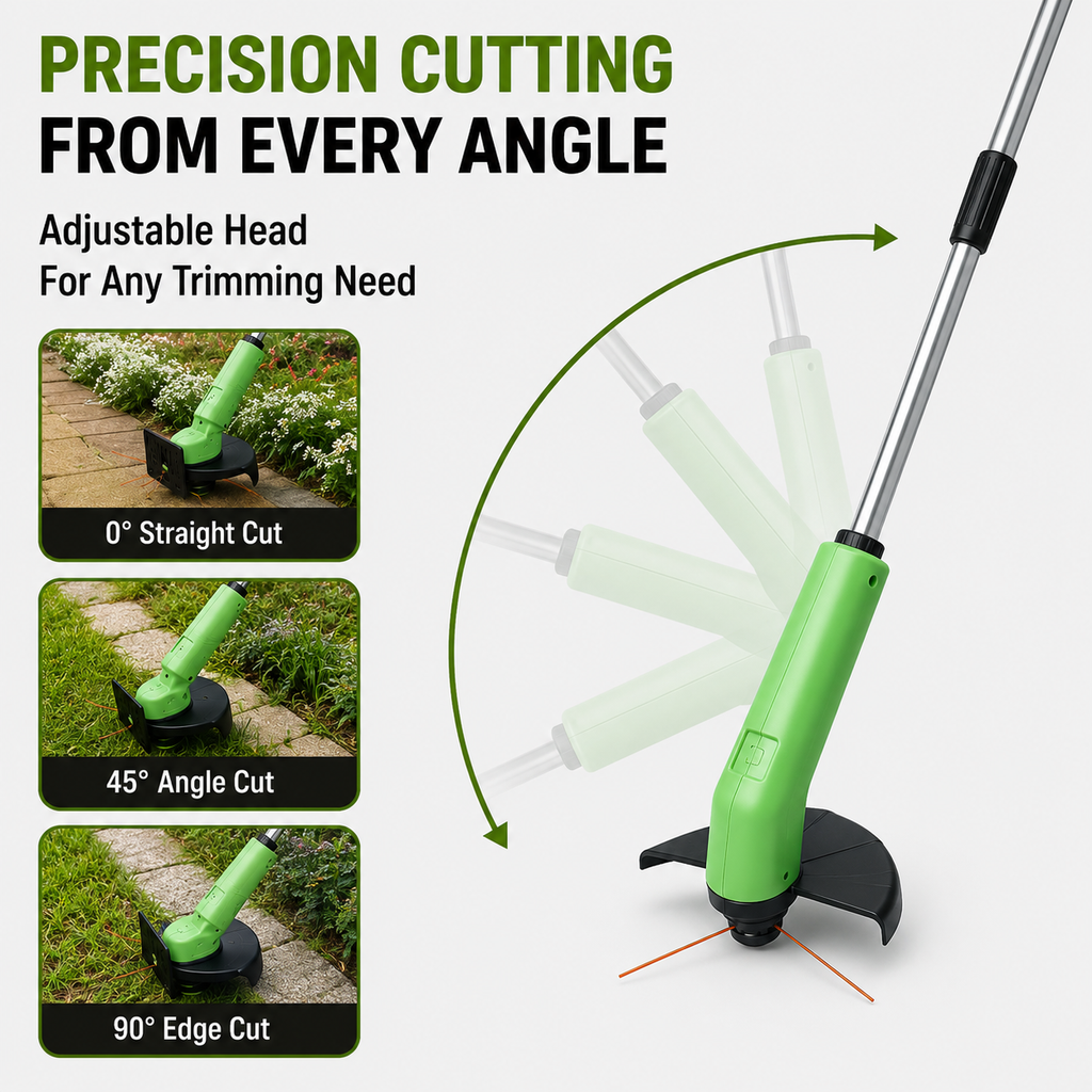TRIMMASTER - Taille-haie Mini Sans Fil Léger avec Cutter Réglable