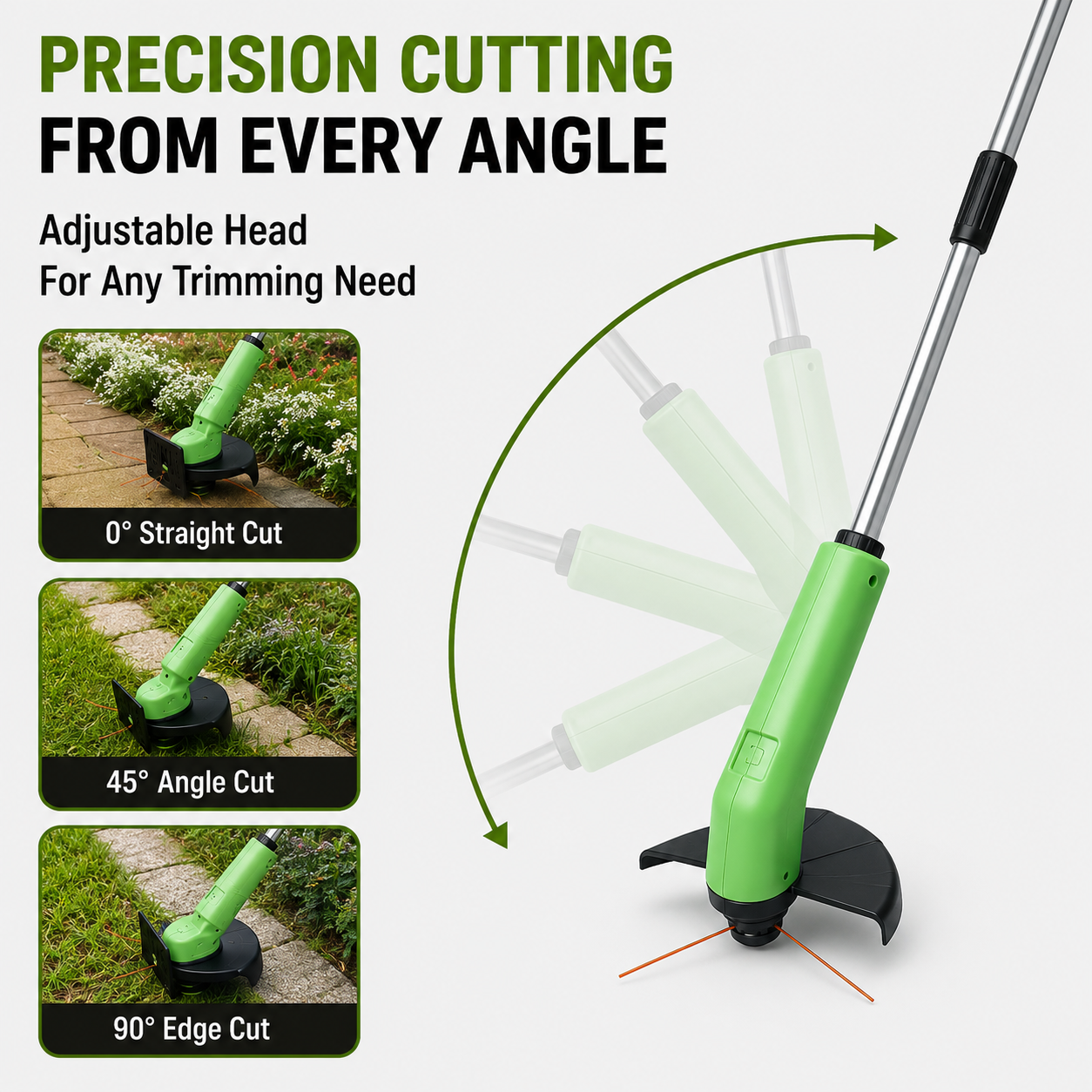 TRIMMASTER - Taille-haie Mini Sans Fil Léger avec Cutter Réglable