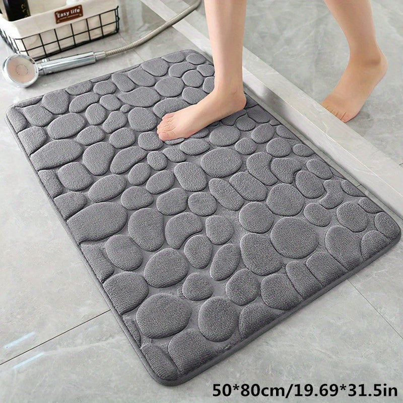 Tapis de Bain Ultra Absorbant Antidérapant pour Salles de Bain