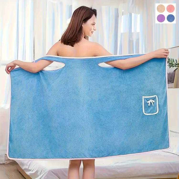Peignoir en Fleece Corail Ultra-Doux