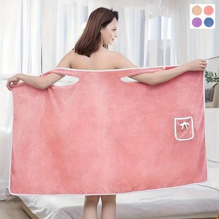 Peignoir en Fleece Corail Ultra-Doux