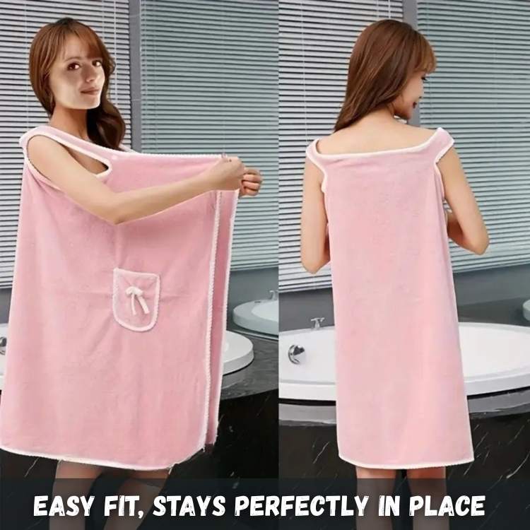 Peignoir en Fleece Corail Ultra-Doux