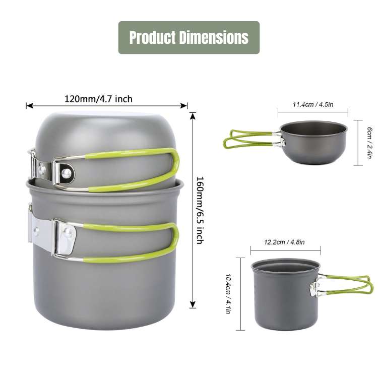 Ensemble de Cuisine Ultraléger pour Camping