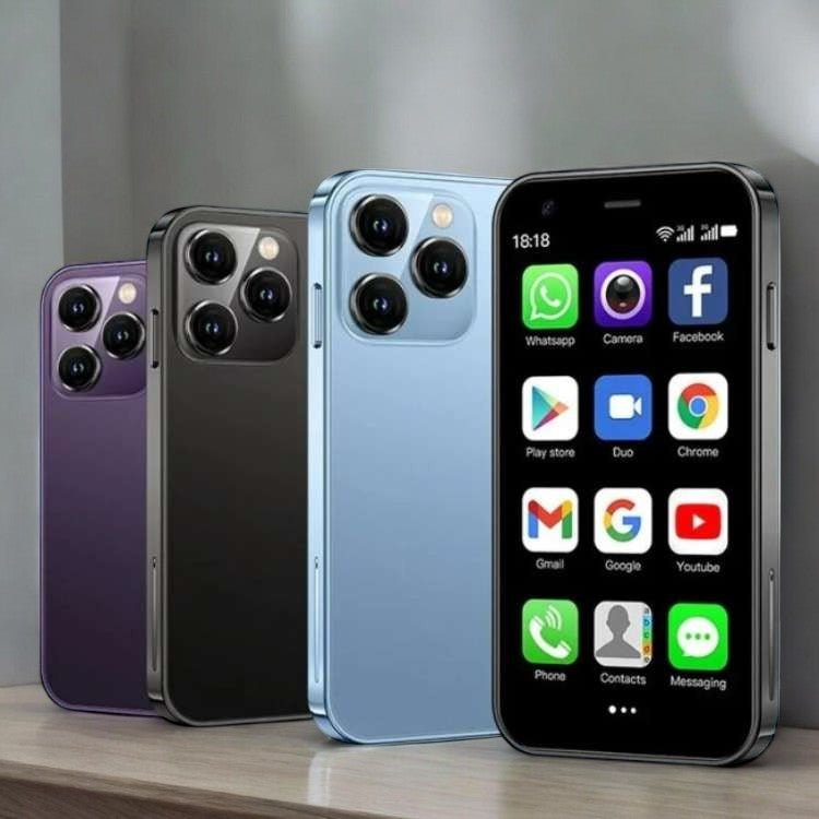 Téléphone Mini Compact UltraLite avec Caméra HD et Bluetooth