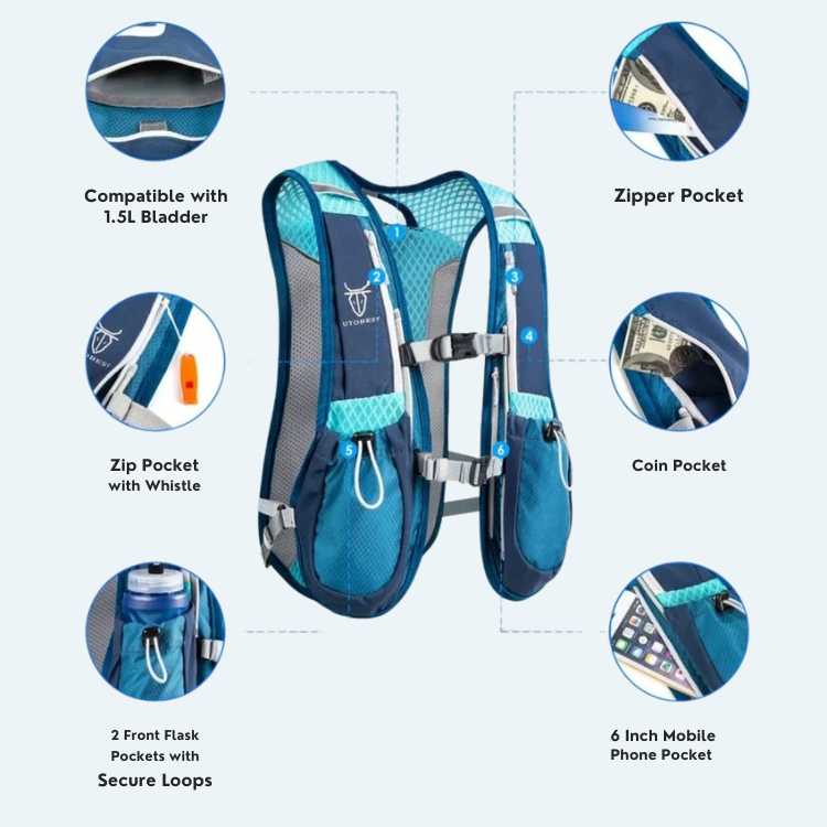 Gilet de Course Hydratation UltraTrail