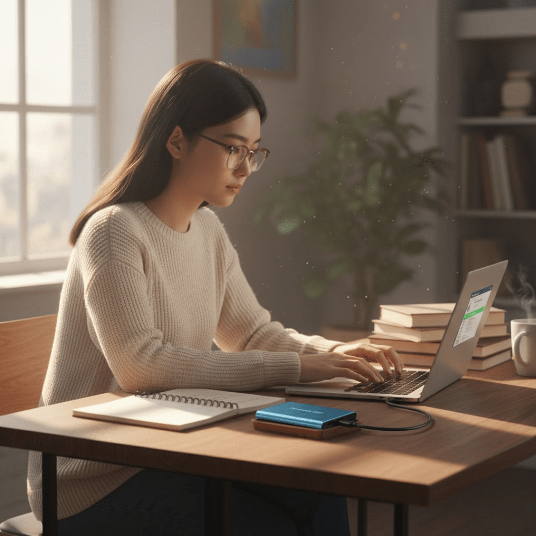 Disque SSD Externe Portable USB C Haute Vitesse Étanche