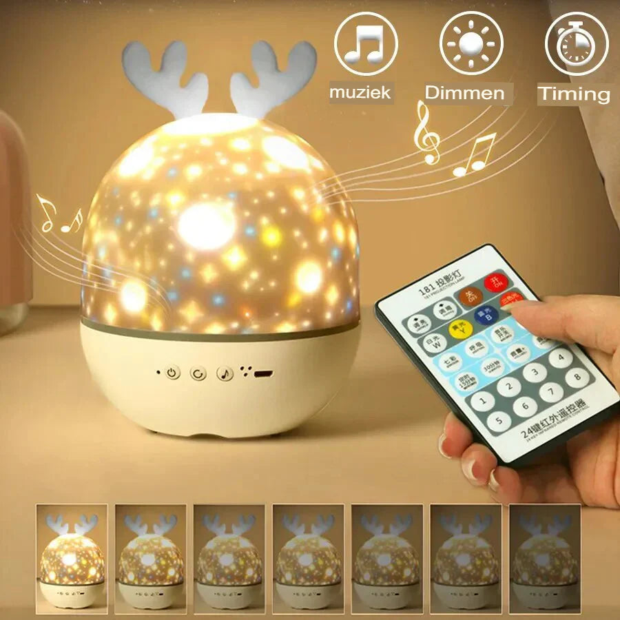 Lampe de nuit unique avec motifs pour enfants - StarryDream