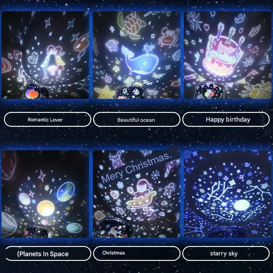 Lampe de Nuit à Motif Unique pour Enfants - StarryDream