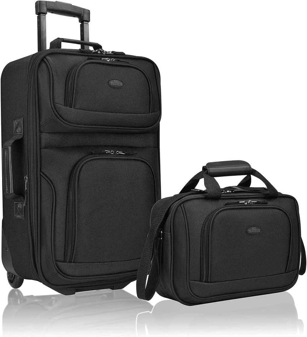 Ensemble de bagages à main extensible unisexe en 2 pièces