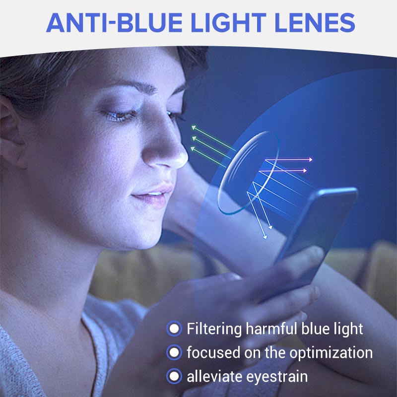 Lunettes Unisexes Contre la Lumière Bleue pour Ordinateur & Lecture