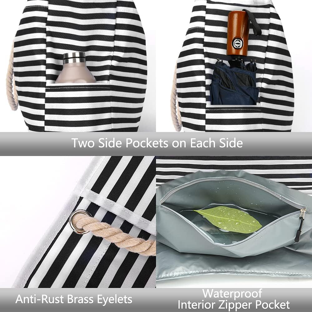 Sac de Plage Unisexe Extra Large Imperméable & Étui de Voyage