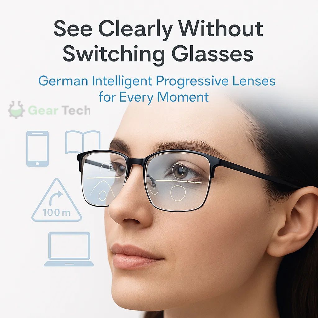 Lunettes Progressives Multifocales Intelligentes Unisexes Allemandes