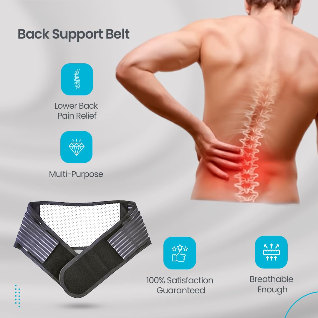 Ceinture de soutien lombaire légère unisexe pour soulagement de la douleur