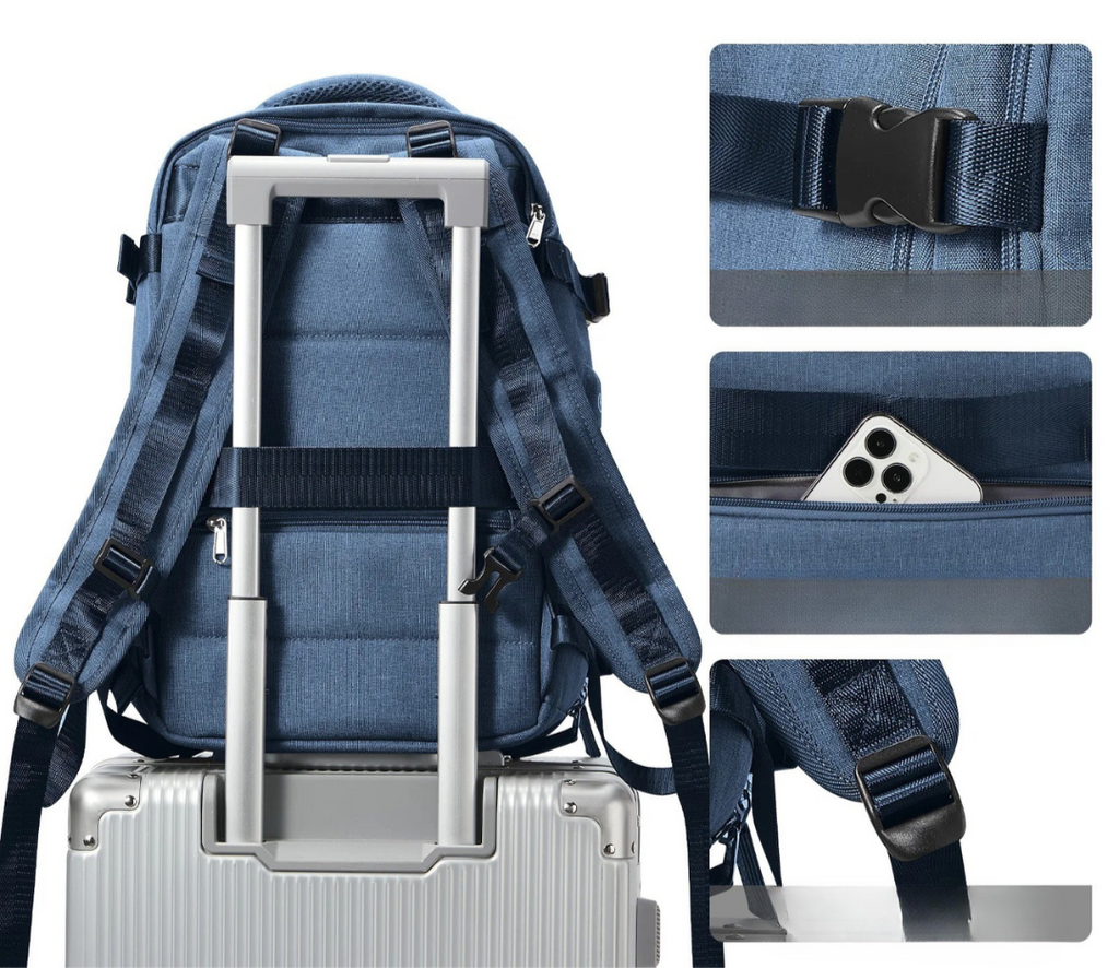 Sac à dos de voyage unisexe compact