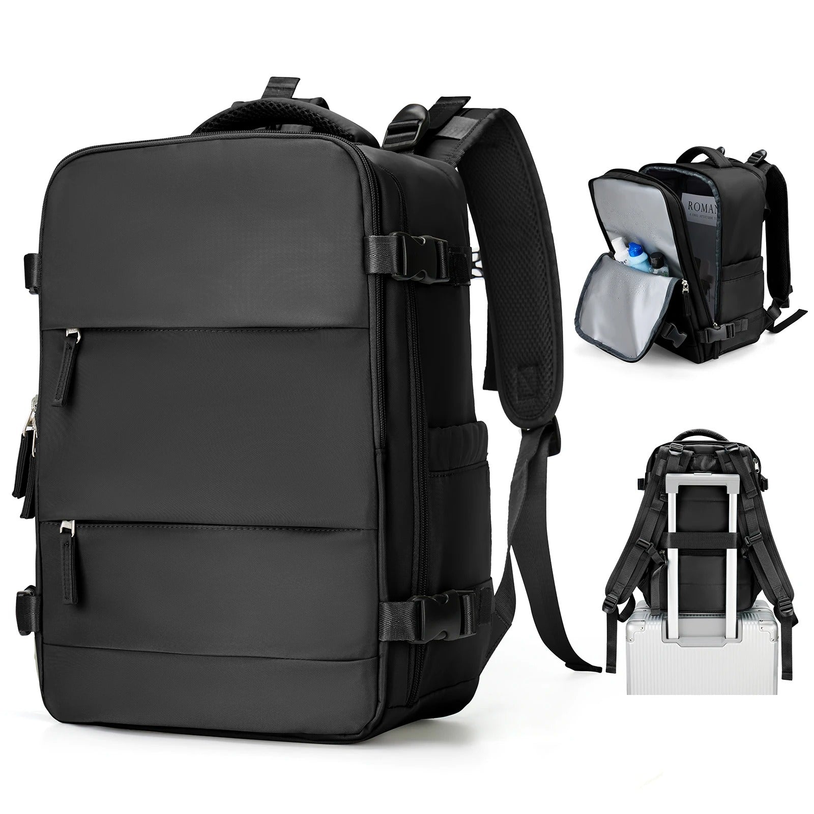 Sac à dos de voyage unisexe compact