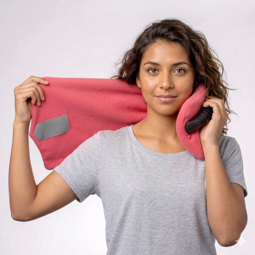 Coussin de Voyage Unisexe pour un Soutien de Cou Vertical