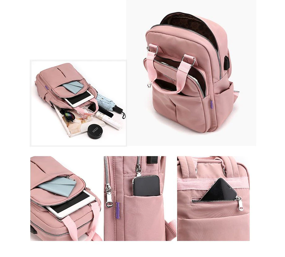 Sac à dos anti-vol avec chargement USB résistant à l'eau – Design multi-compartiments