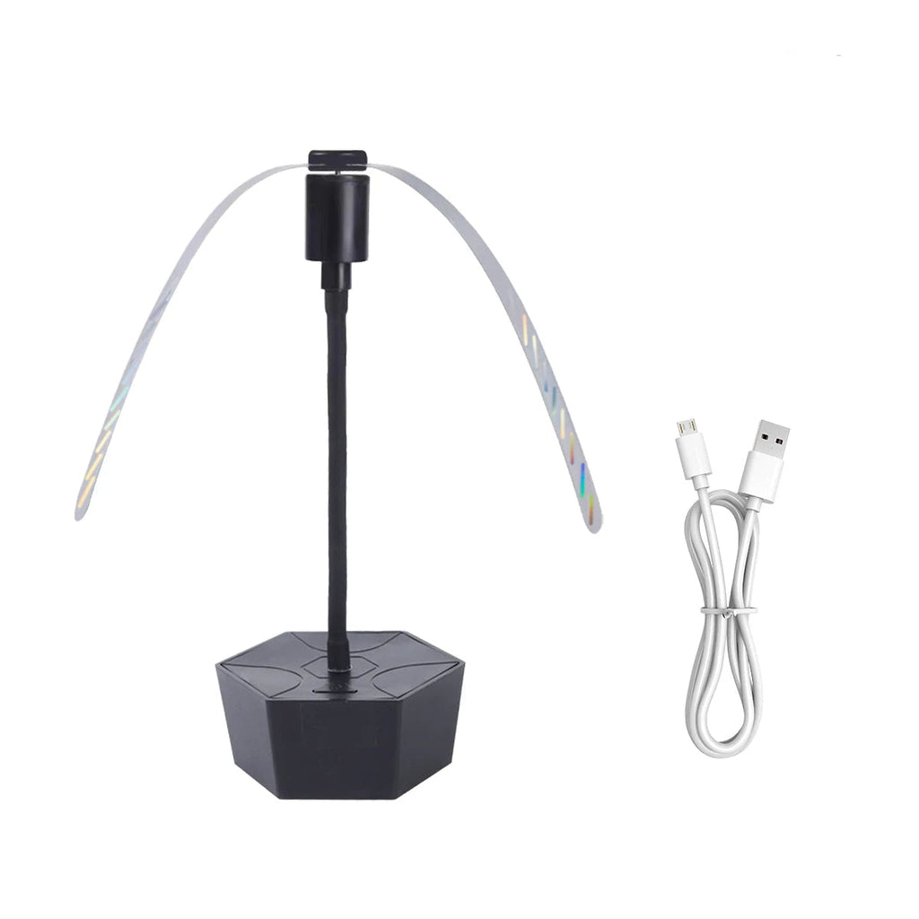 Ventilateur de table repoussant les mouches avec des pales rotatives