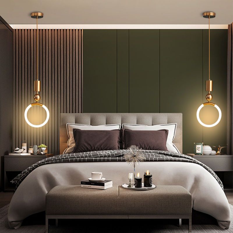 Lampe Suspendue Nordique au Design Minimaliste et à la Forme Élégante