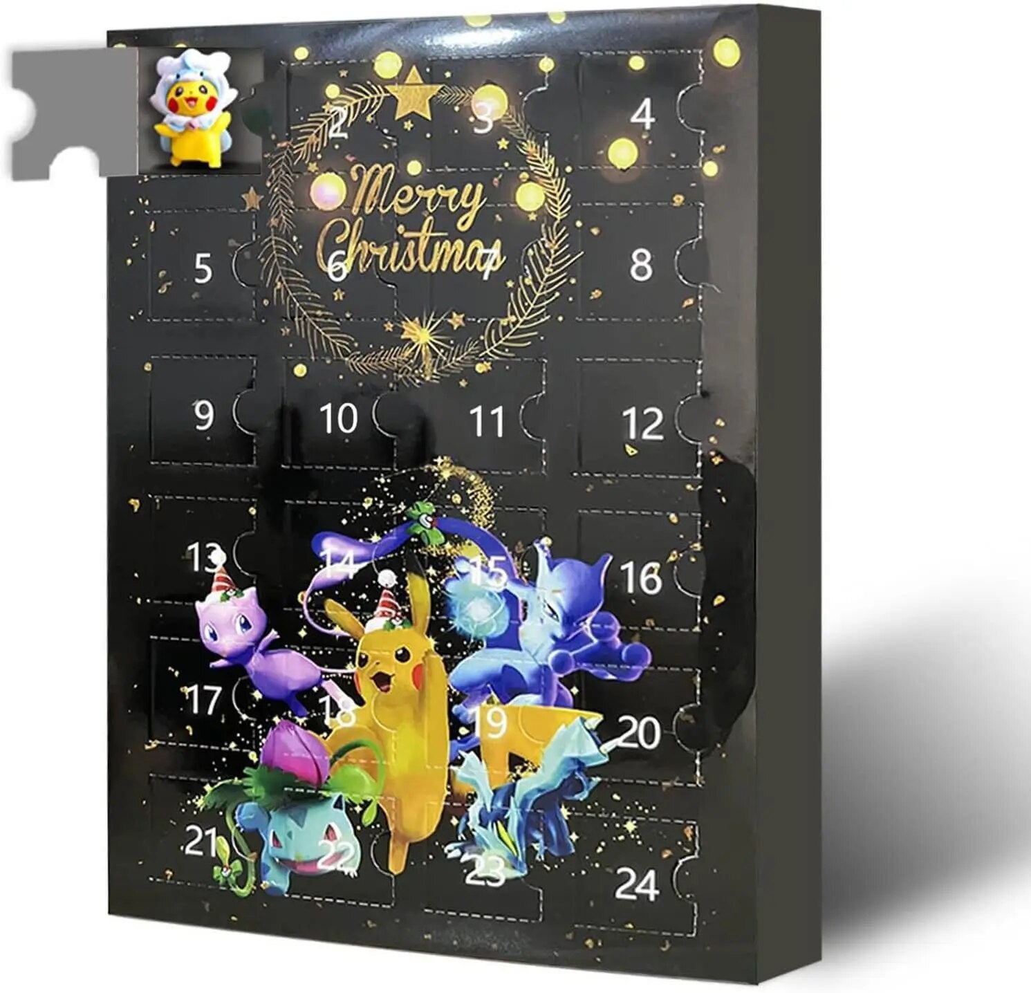 24 Figurines Pokémon & Compte à Rebours