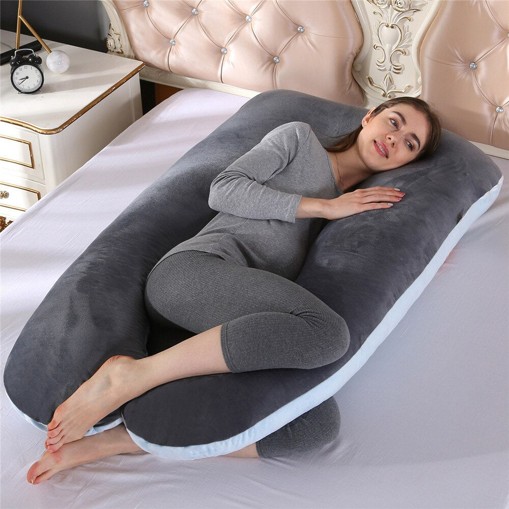 Sandsberg | Coussin pour dormeur sur le côté | Soutien corporel ergonomique en forme de U | Plusieurs couleurs