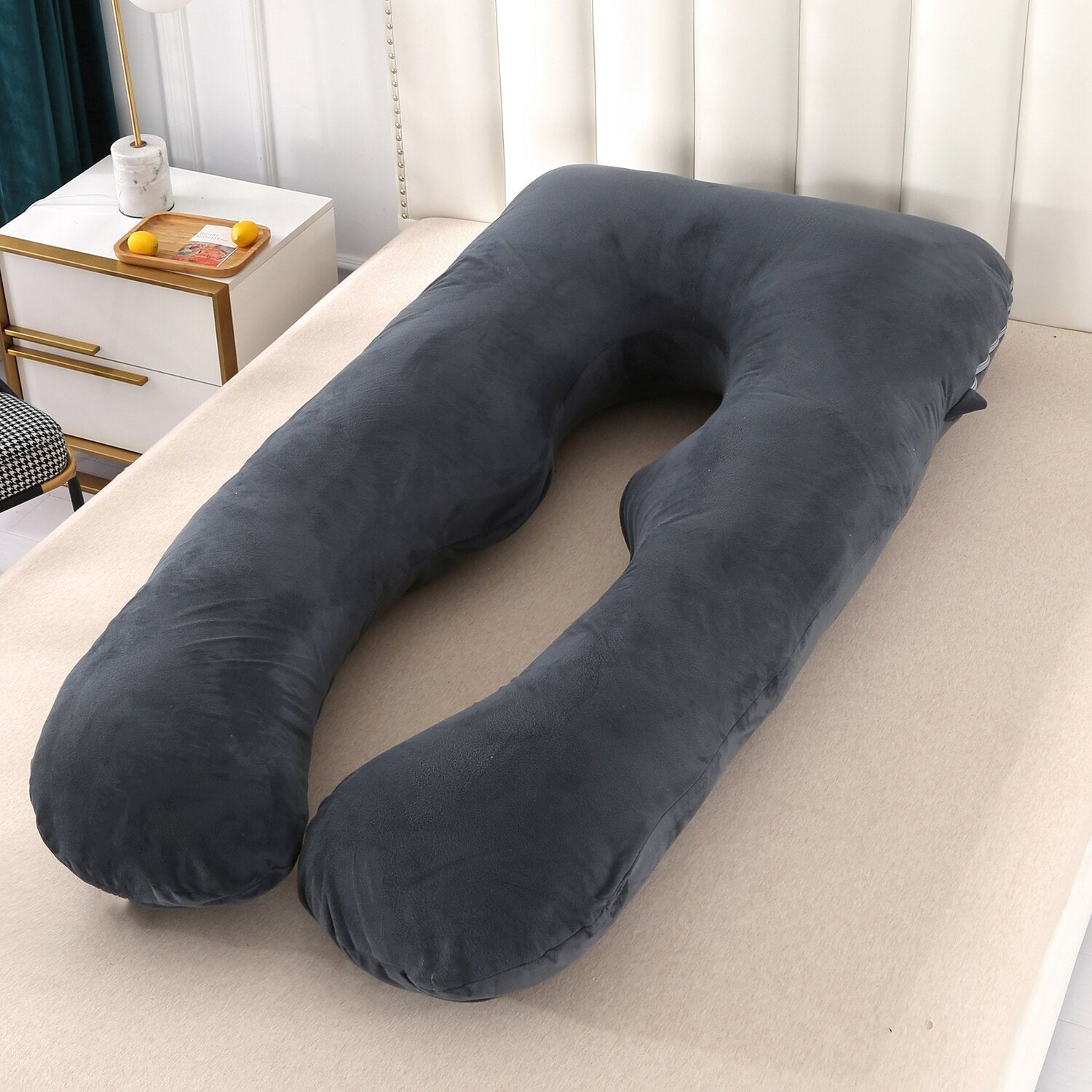 Sandsberg | Coussin pour dormeur sur le côté | Soutien corporel ergonomique en forme de U | Plusieurs couleurs