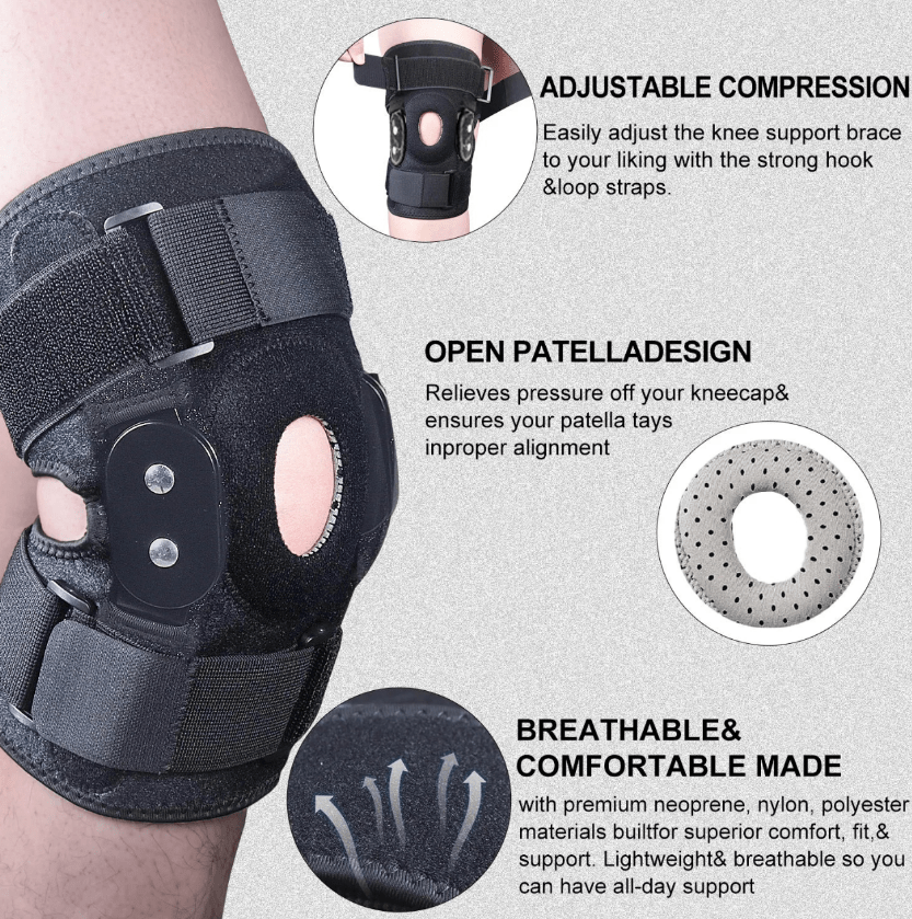 PowerKnee - Genouillère Réglable | Solide & Confortable