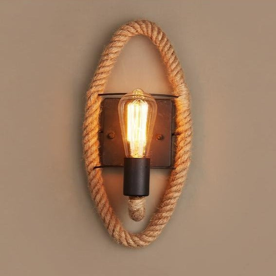 Applique Murale Vintage en Corde - RusticRope