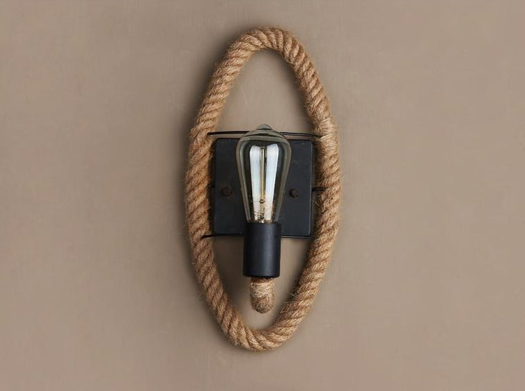 Applique Murale Vintage en Corde - RusticRope