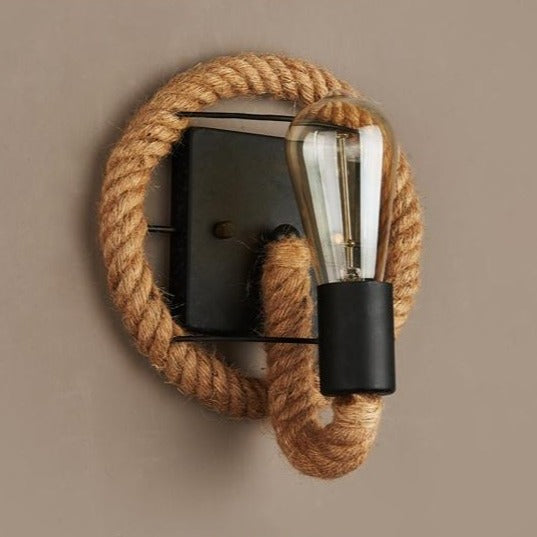 Applique Murale Vintage en Corde - RusticRope