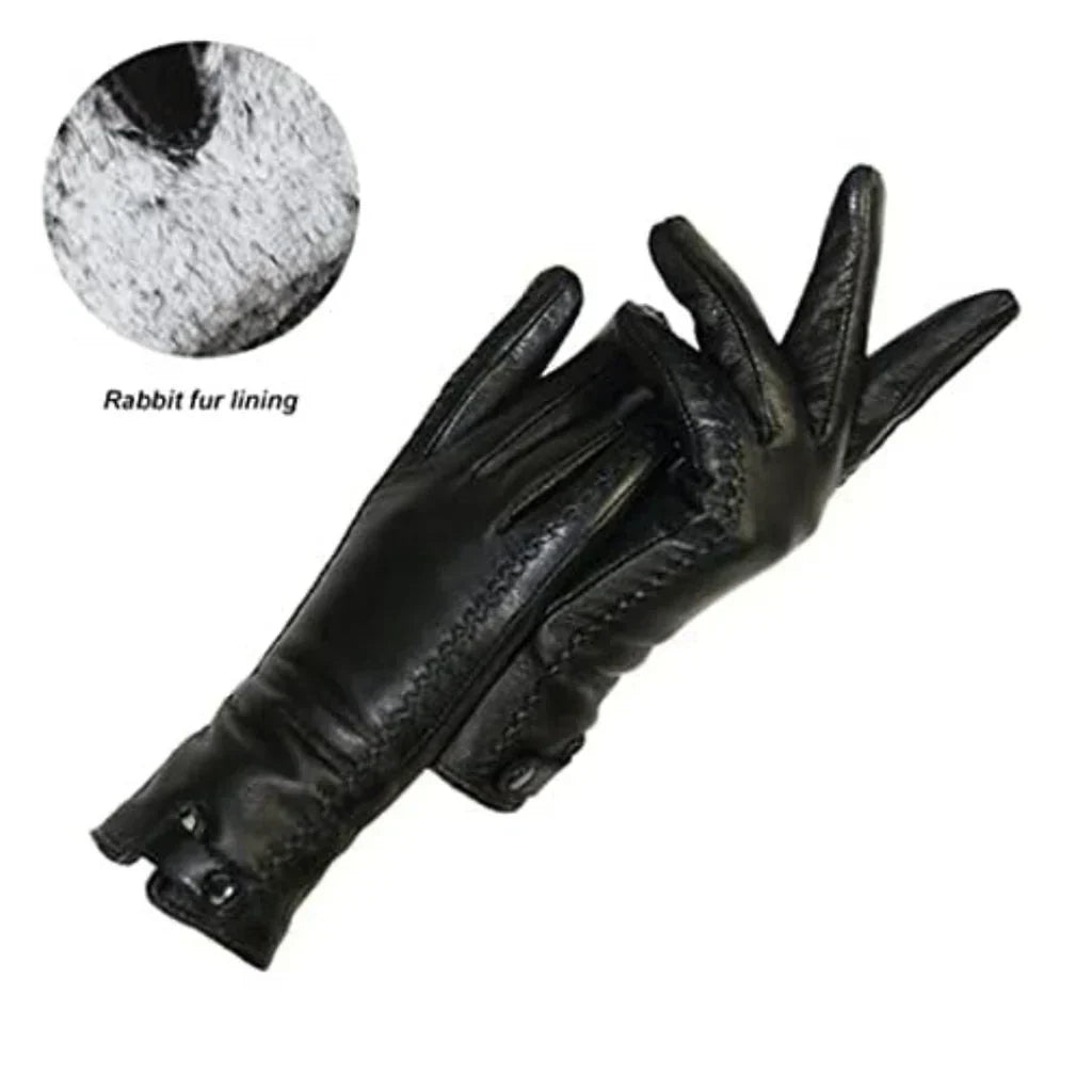 Gants en Cuir Vintage pour Femmes - RetroGrove