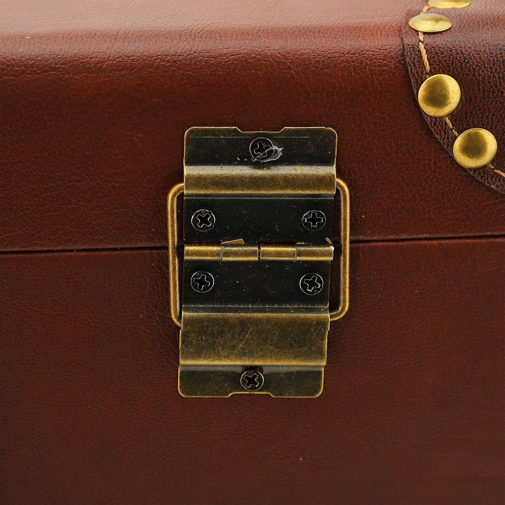 Valise de Voyage en Cuir Vintage avec Serrure en Alliage – Brun Héritage