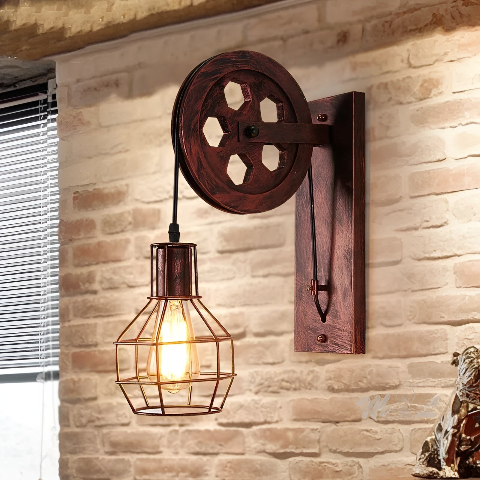 Lampe murale LED vintage industrielle - IronGlare