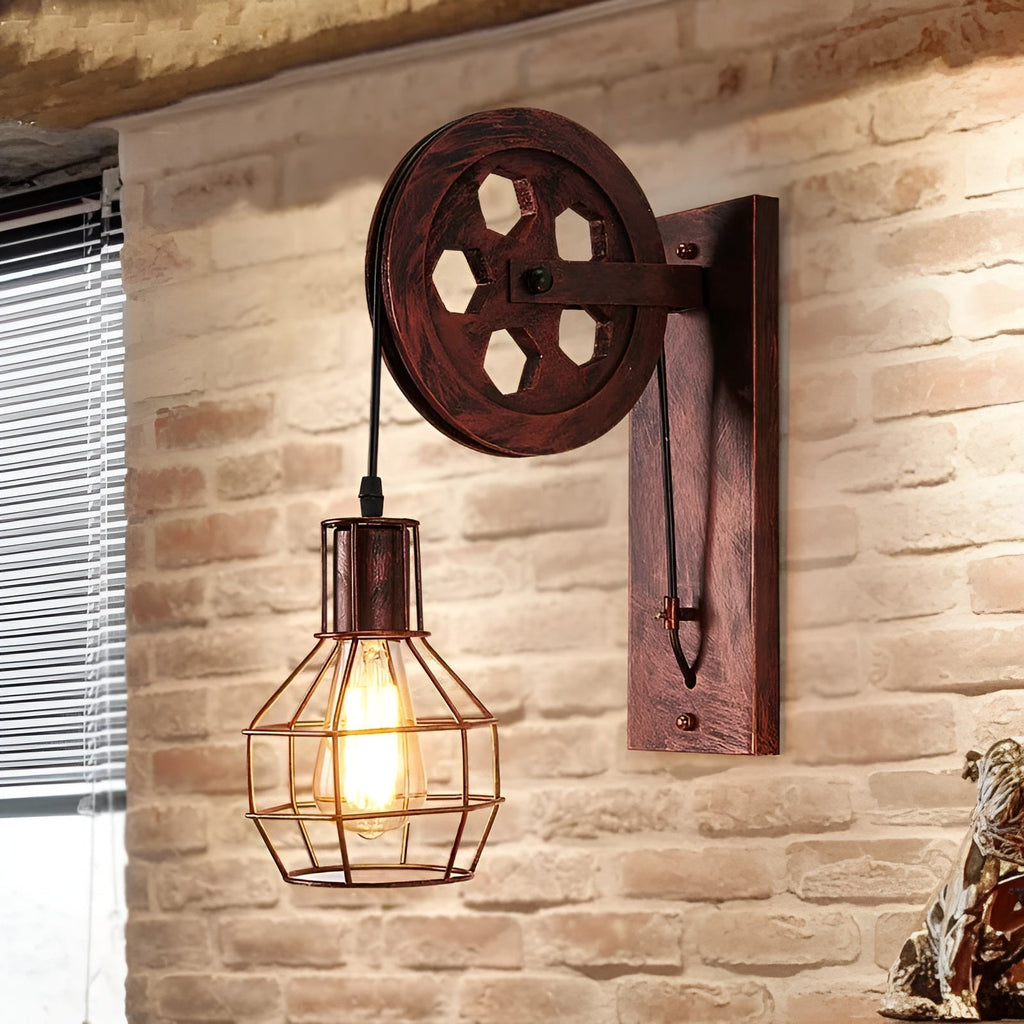 Lampe murale LED vintage industrielle - IronGlare
