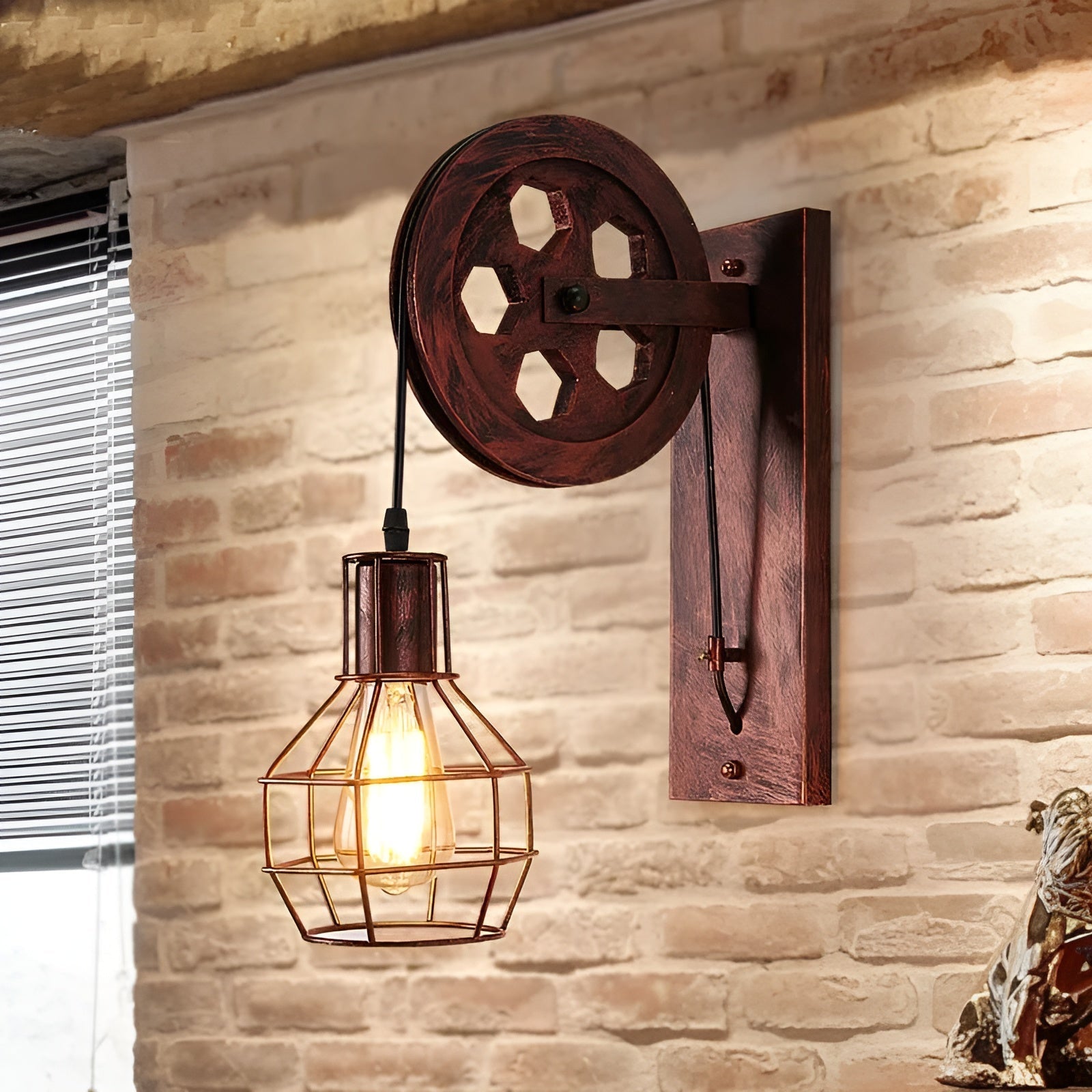 Lampe murale LED vintage industrielle - IronGlare