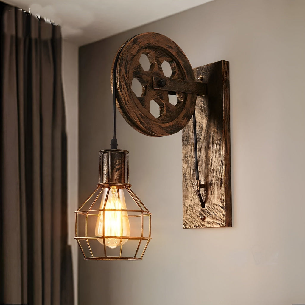 Lampe murale LED vintage industrielle - IronGlare
