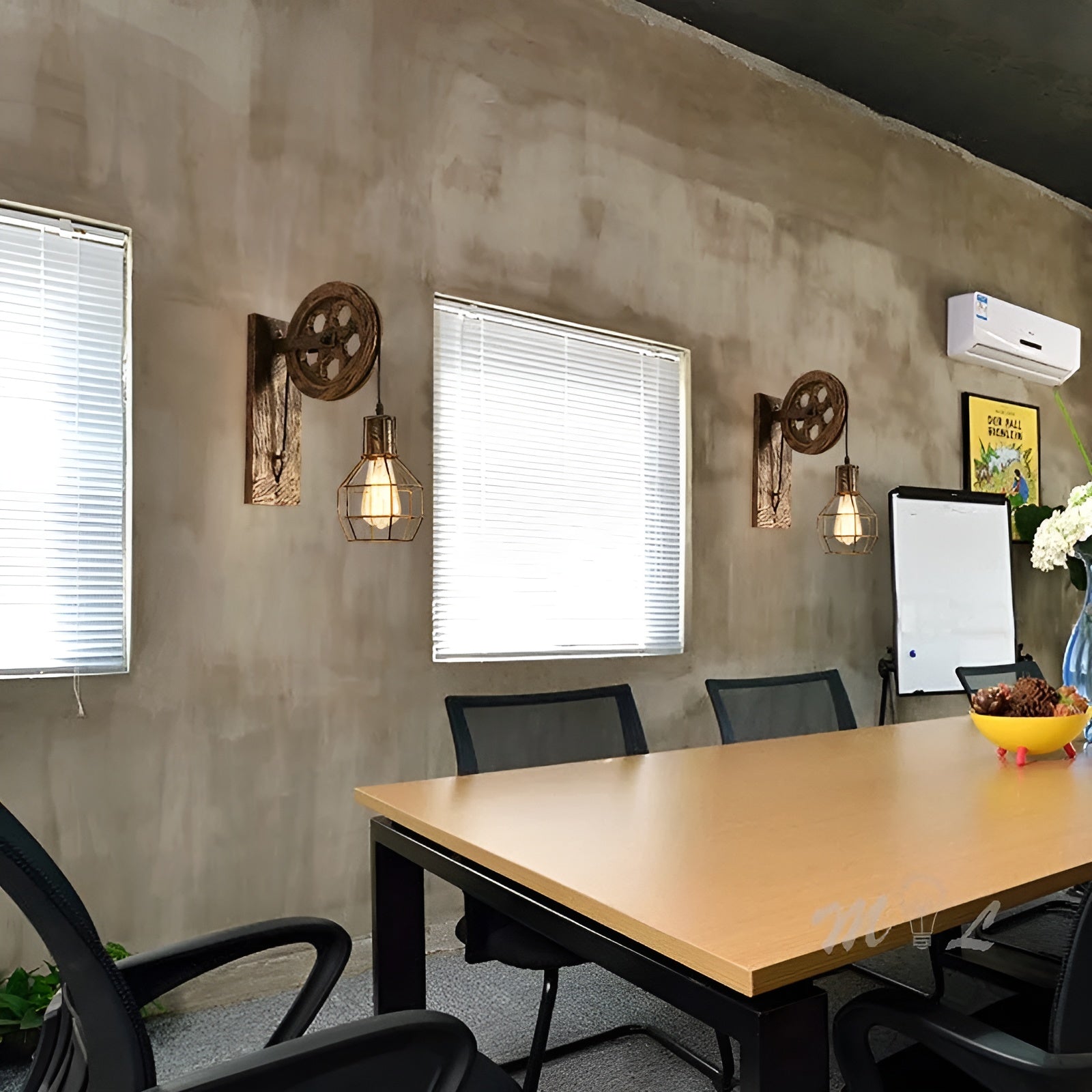 Lampe murale LED vintage industrielle - IronGlare