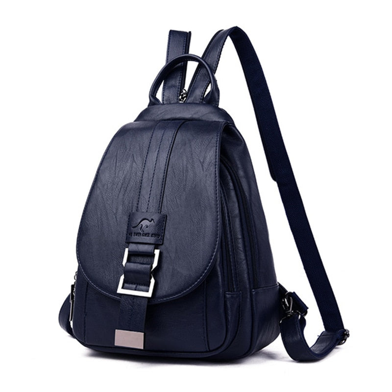 Sac à dos en cuir imperméable premium pour femmes