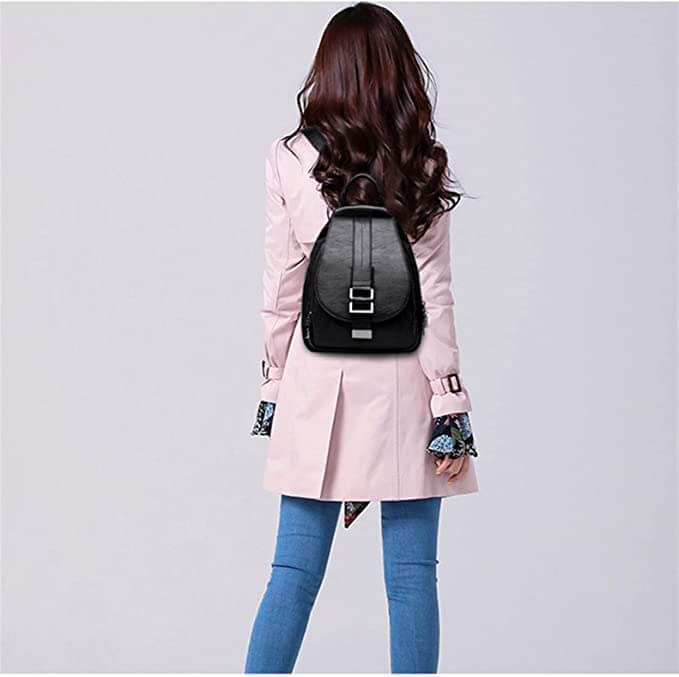 Sac à dos en cuir imperméable premium pour femmes