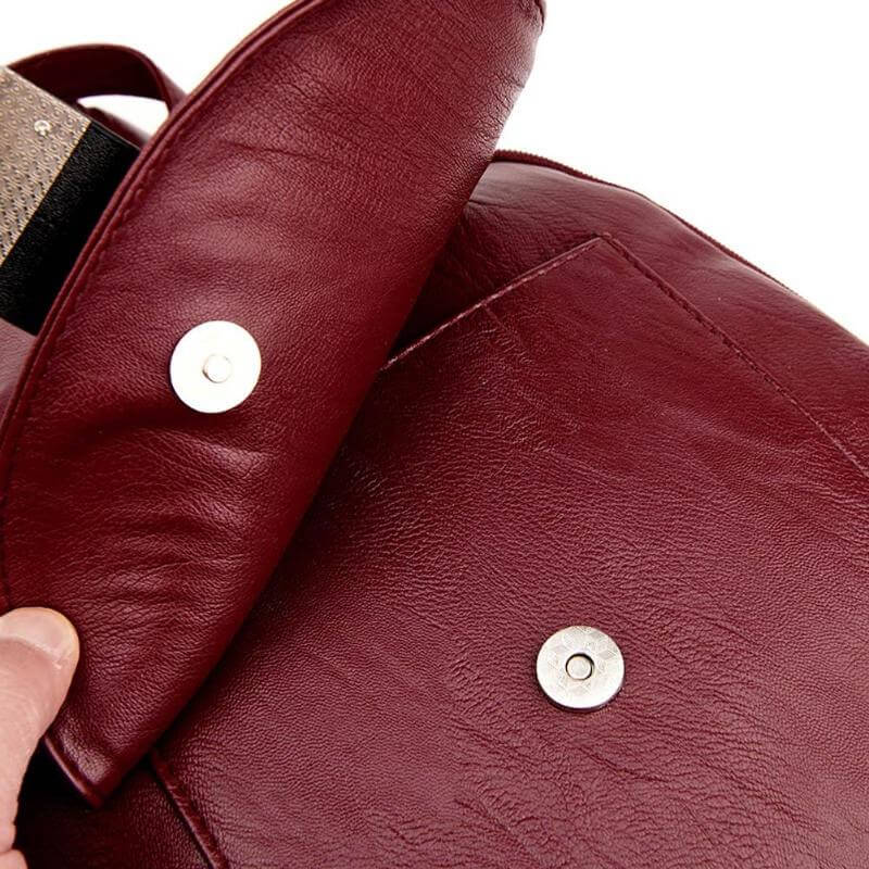 Sac à dos en cuir imperméable premium pour femmes