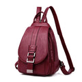 Sac à dos en cuir imperméable premium pour femmes